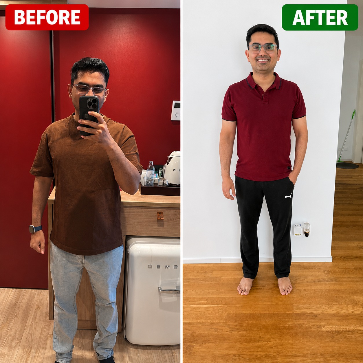 Client 04 before and after transformation