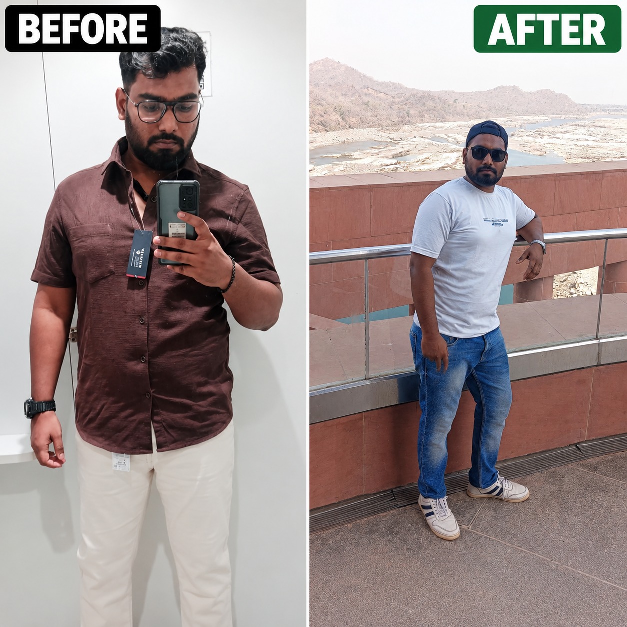 Client 07 before and after transformation