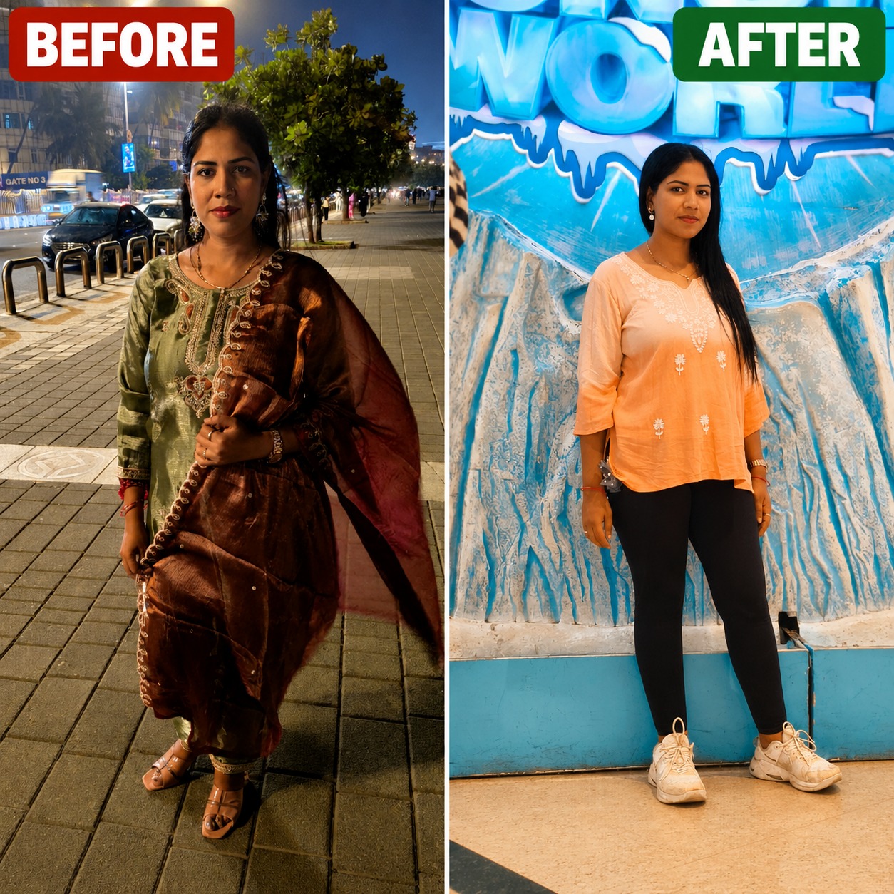Client 06 before and after transformation