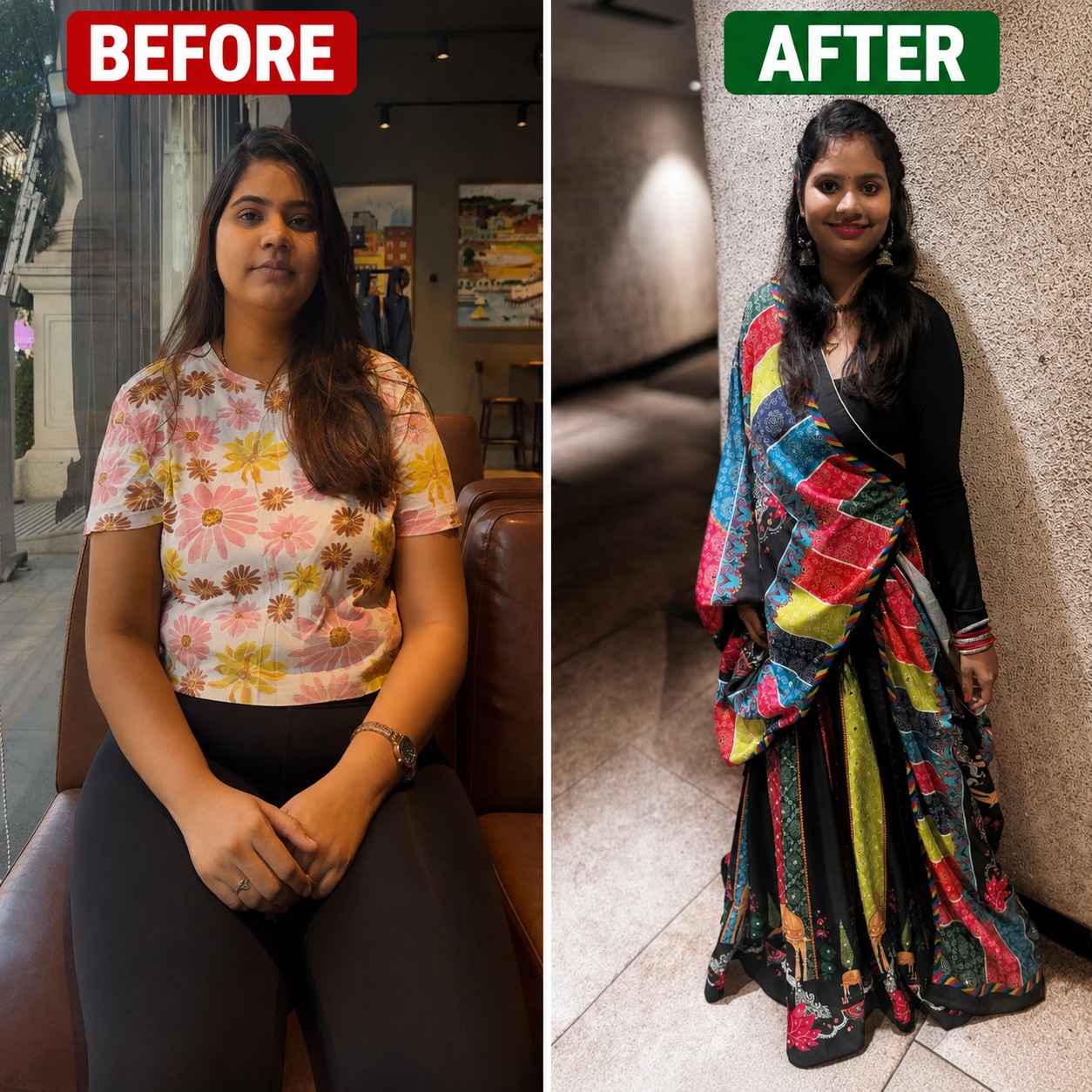 Client 03 before and after transformation